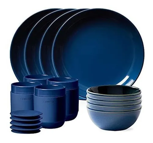 comprar Set De Vajilla 16 Piezas Corelle Diseño Sólido Y