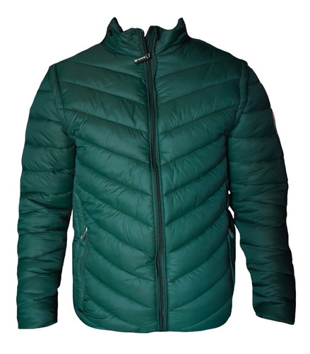 Campera Chaleco Desmontable Hombre Oxford Unique Verde