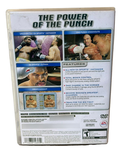 Ready Rumble 2 Boxing Ps2 Capa+pôster+disco Play 2