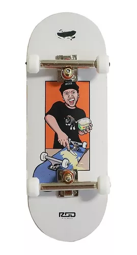 Fingerboard Skate Dedo Profissional Rodinhas E Rolamento