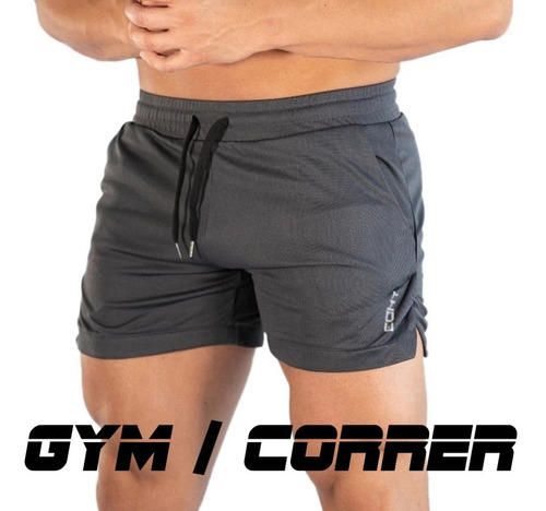 Imagen 3 de 10 de Short Deportivo Correr Playa Elastico Slim Fit Echt Xsh Diag