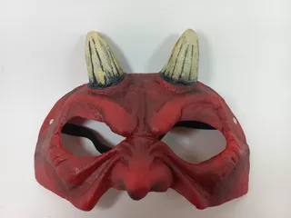 Antifaz Mascara Latex Diablo Halloween Día De Muertos Adulto
