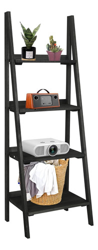 Ecomex Estante De Escalera De 4 Niveles, Estante De Escalera