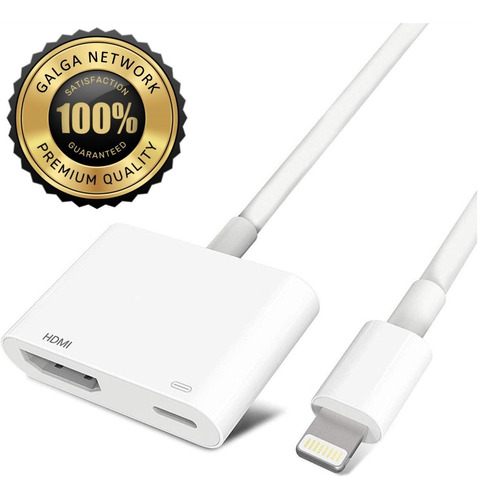 Adaptador P/apple-iPhone-iPad Lightning A Hdmi + Conex/carga