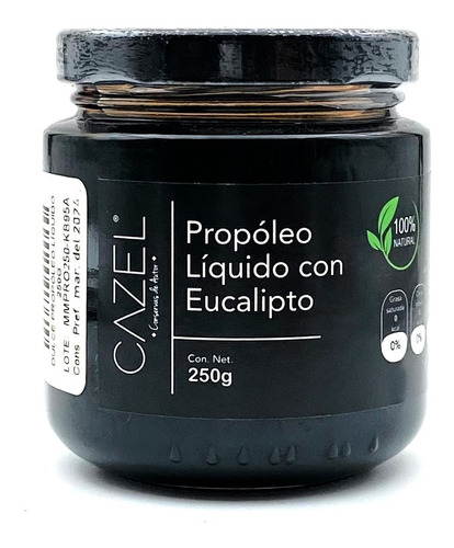 Propoleo Oaxaqueño Natural Concentrado Con Eucalipto 250g