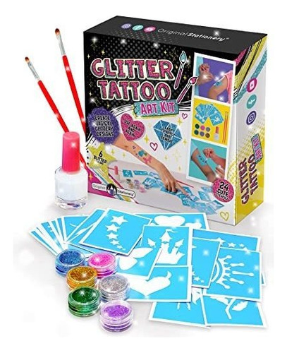 Tatuaje Temporale - Original Stationery Glitter Tattoo S