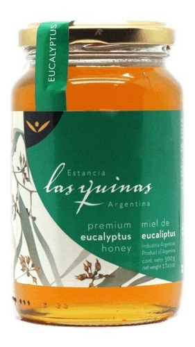 Las Quinas Miel Premium De Eucalyptus O Limon 500ml