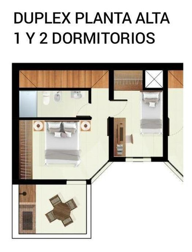 Imagen 4 de 10 de Duplex De 2 Dorm. Con Terraza Balcón Exclusiva Con Parrilero Y Solarium