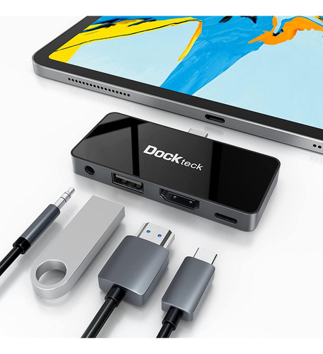 Hub Usb-c Para iPad Pro Air Mini Dockteck A Hdmi Us