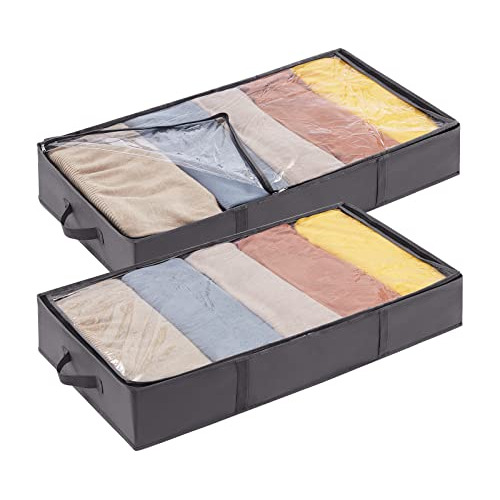 Under Bed Storage Bag Organizer With Reinforced Handle ...