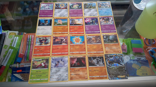20 Tarjetas Pokemon Tcg,giratina,ninetales,zygarde,type:null