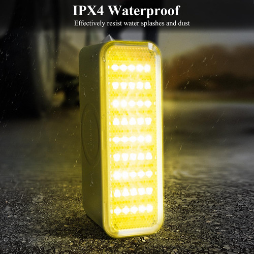 Luz De Trabajo Recargable, Linterna Led Portátil Con Rompeve