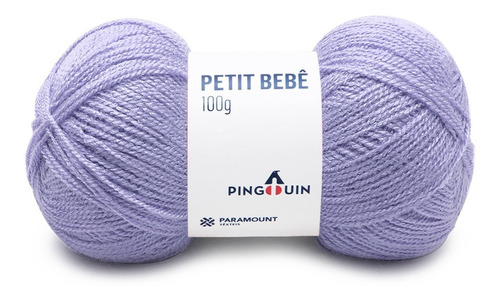 Fio Petit Bebê Pingouin 100g 425mts Tex 235 Crochê Tricô Cor 4406- Imperial