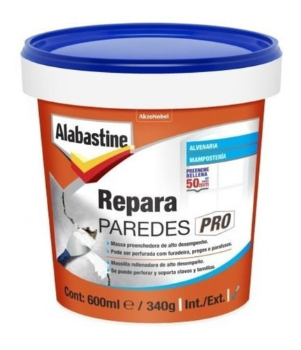 Repara Paredes Alabastine Pro 600 Ml Alba - Sagitario