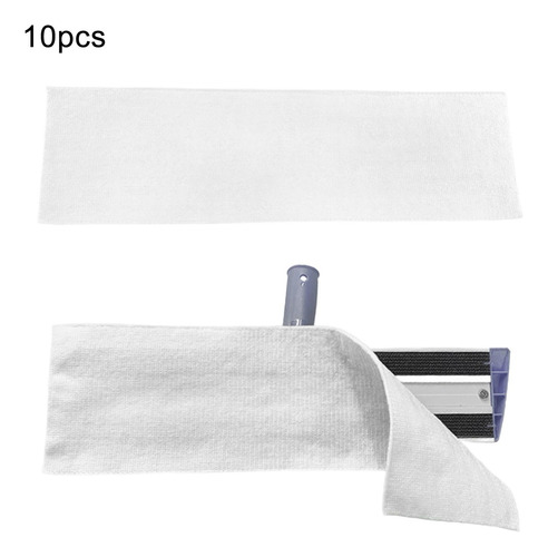 10 Piezas De Almohadillas De Microfibra Para Fregona De