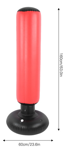 Columna De Boxeo Inflable De 1,6 M, Bolsa Para Adultos, Engr