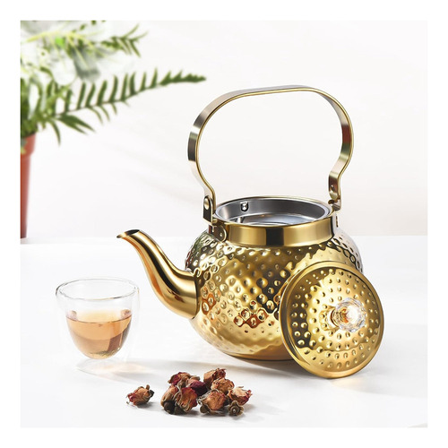 Tetera De Acero Inoxidable Con Infusor De 1,2 L, Tetera Con