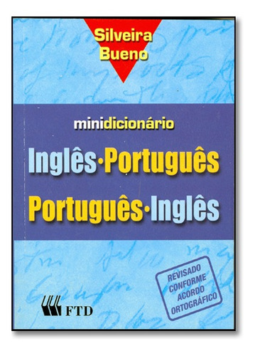 Imagem 1 de 1 de Livro Minidicionario Ingles/portugues - Portugues/ingles - N