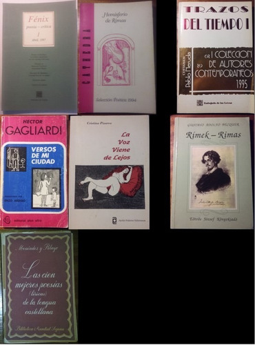 Libros De Poesía Lote X 7