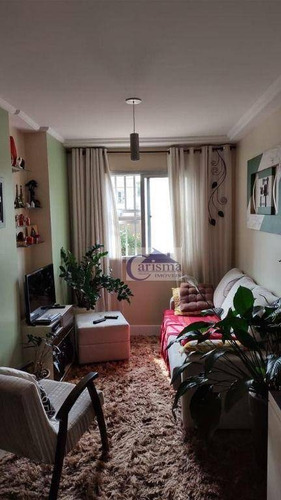Imagem 3 de 20 de Apartamento Com 2 Dormitórios, Sendo 1 Suíte, Para Alugar, 58 M² Por R$ 1.500/mês - Vila Valparaíso - Santo André/sp - Ap3859
