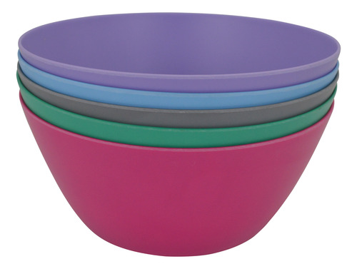 4 Pocillo Bowl Hondo De Melamina Repostería Ensaladas 3lts