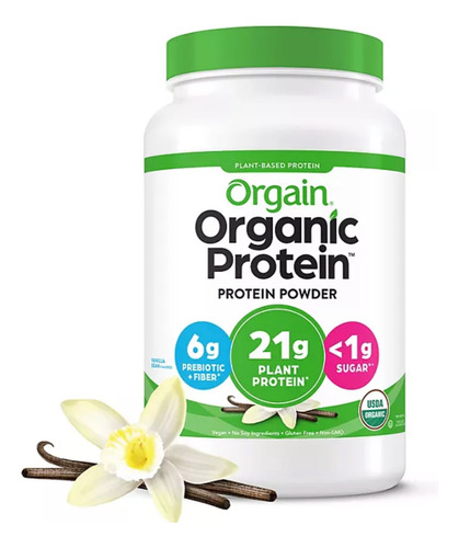 Proteina Organica Orgain Sabor Vainilla 1.242kg