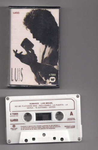 Cassette Luis Miguel Romance