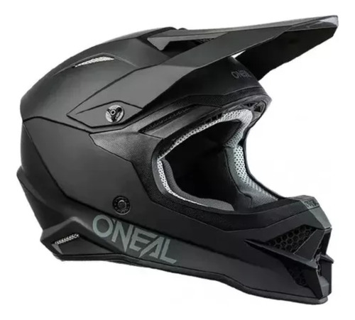 Capacete Oneal 3series Solid - Black Cor Preto Desenho 57/58 (M) Tamanho do capacete 57/58 (M)