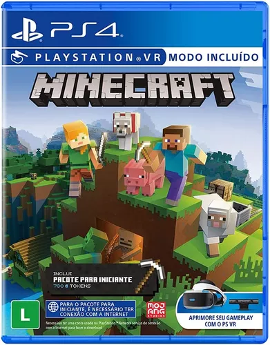 Jogo Ps4 Minecraft Starter Collection Refresh Br Midia Fisic