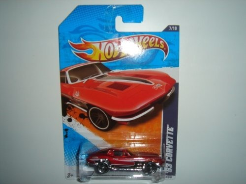 2011 Hot Wheels '63 Corvette (red Exclusive) #87/244, Qezcj