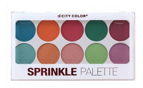 City Color Sprinkle Palette Paleta De Sombras
