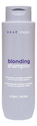 Braé Stages Shampoo Matizador Blonding 250ml