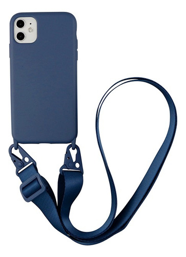 Case Capa Compatível iPhone 15 Pro Silicone Alça Integrada