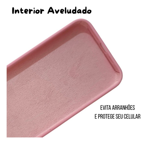 Capa iPhone 13 - Kit 3 Capinhas Premium Silicone Aveludado