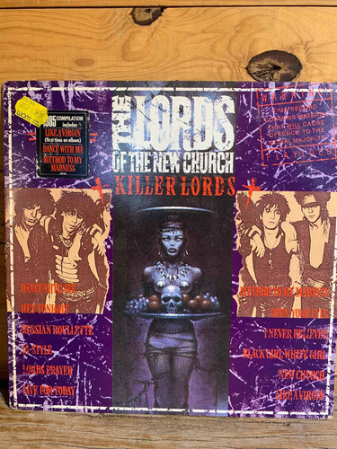 Lp Lords Of The New Church Russian Roullette Vinilo 1985 Nm