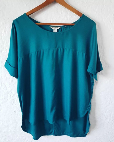 Blusa Verde Petróleo Talle Xs, Lolita