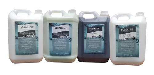 10 Lts Shampoo Y 10 Lts Acondicionador Ph Neutro Clean Lab