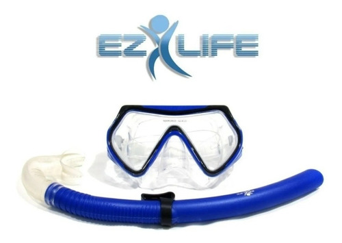 Imagen 4 de 6 de Set De Snorkel Y Mascara De Buceo Ez Life Niños