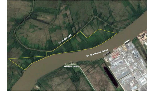 Isla Sobre El Rio Parana De Las Palmas