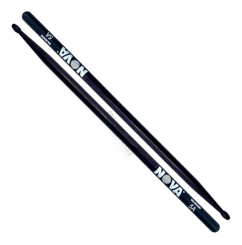 Baqueta Vic Firth Nova Classic Hickory 5a Balanceada Preta