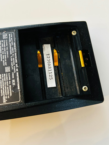 Calculadora Científica Hp-35 Com Fonte Original Raríssima!! Preto (Usado)