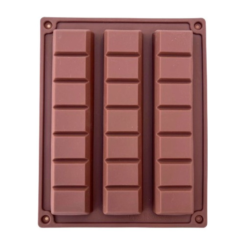 Molde De Silicona Tabletas De Chocolate Largas Jsc2943