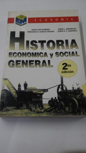 Historia Economica Y Social Ge De Barbero Y Ot