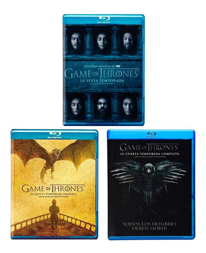 Game Of Thrones Juego Tronos Paquete Temporada 4 5 6 Blu-ray