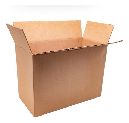 Caja Cartón Corrugado Kraft 48x24x35 Cm Paq. 25 Pza