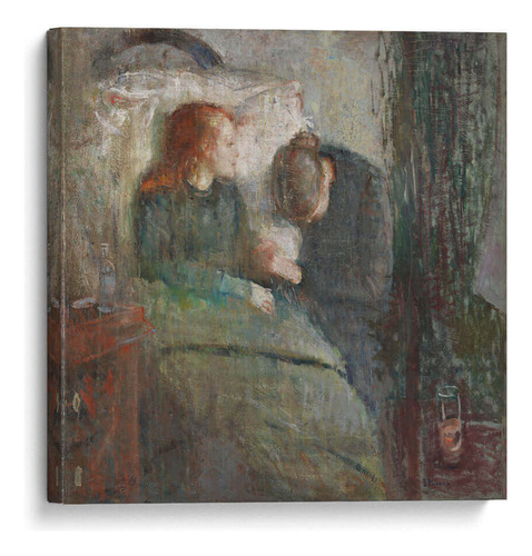 Canvas Lab Cuadro La Niña Enferma 70x70, Edvard Munch