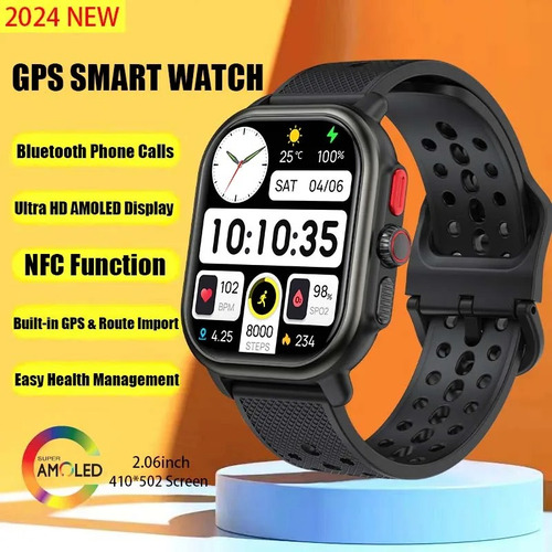 Ip68 Deportes Bluetooth Reloj Inteligente Gps Para Xiaomi Io