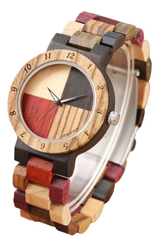 Reloj Original Joefox Bambú Unisex Estuche Caja Madera 