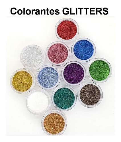 Colorantes Glitters Dustcolor Brillantina Decoracion