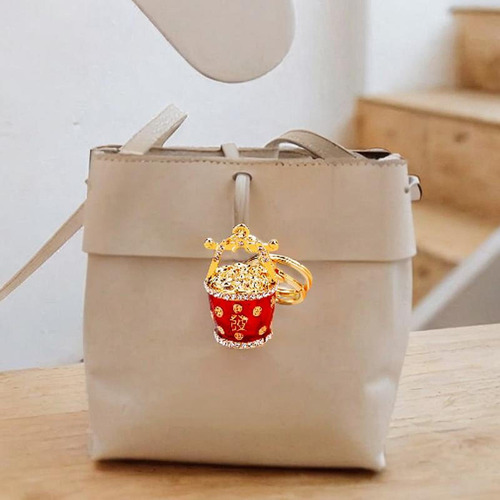 Para J0yf Feng Shui Cubo De Llavero, Llavero De Lingotes